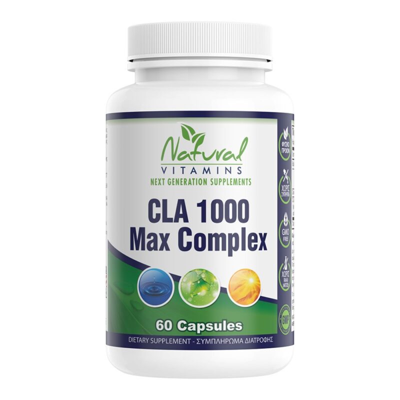 CLA 1000 Max Complex με Omega 3 Fish Oil Natural Vitamins