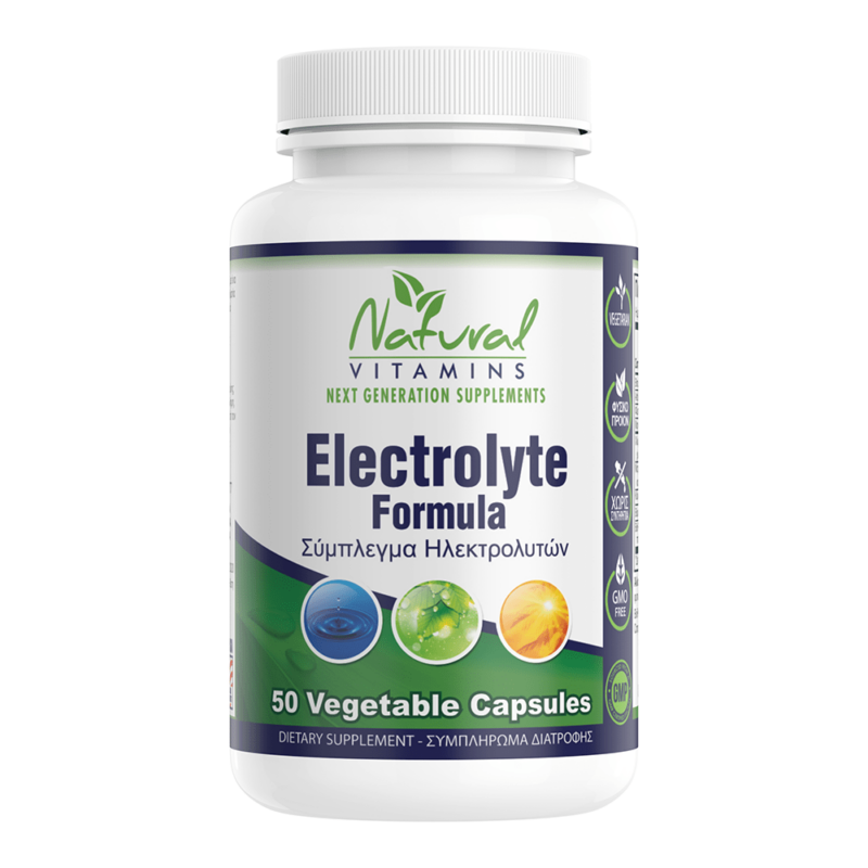 Electrolyte Support 50 κάψουλες Natural Vitamins