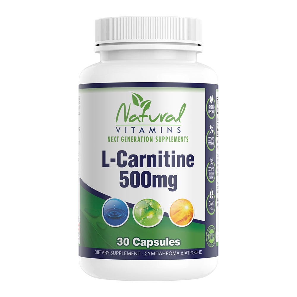 L-Carnitine 500mg Natural Vitamins