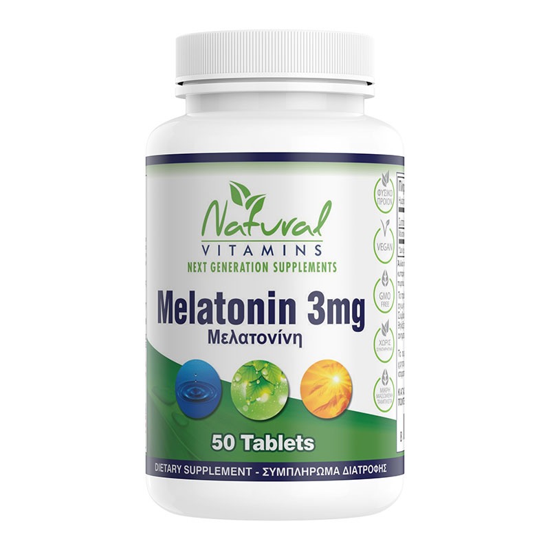 Melatonin 3mg Natural Vitamins