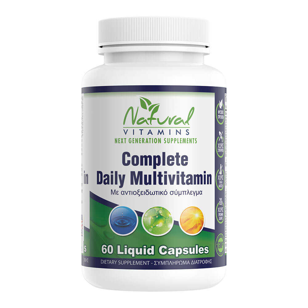 Complete Daily LIQUID MULTI 60 capsules Natural Vitamins