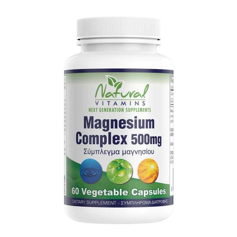Magnesium Complex 500mg Natural Vitamins