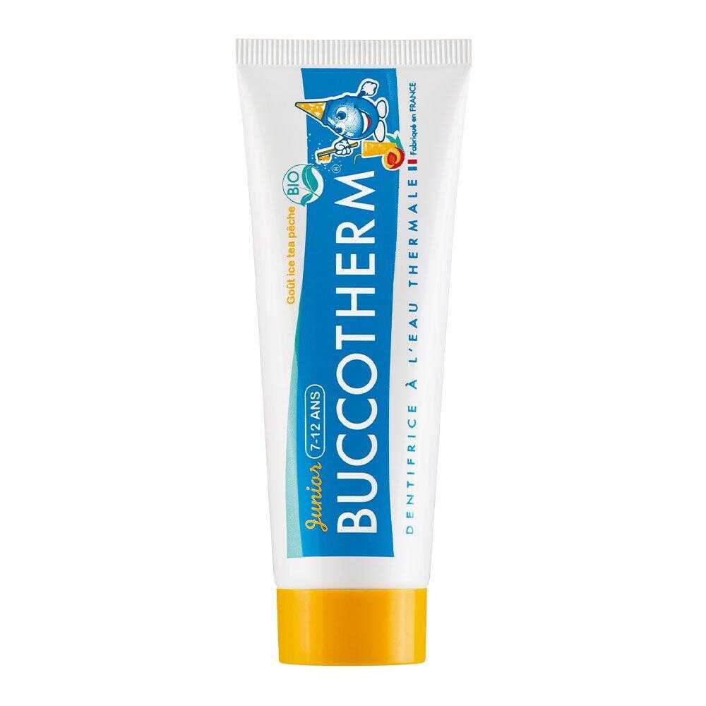 Buccotherm Organic Kids Toothpaste Age 7-12 Peach Iced Tea Flavor 50ml